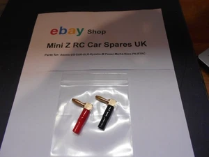 5mm Banana Connection Right angle (1 x Pair) Mini Z Atomic GL Racing - Picture 1 of 2