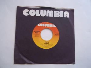 TOTO - Africa / Good For You - 45 RPM 7" Record 1982 COLUMBIA - Foto 1 di 6