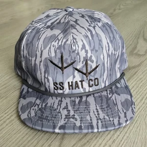 Southern String Hat of the Month Camo Gray Black Snapback Animal Tracks - Picture 1 of 6