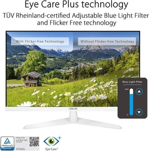 Monitor ASUS VY279HE-W 27” 1080P - Blanco, Full HD, 75Hz, IPS, FreeSync - Imagen 1 de 5