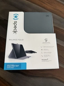 New Speck - Balance Folio Case Microban for Apple iPad Pro 12.9" (2018 - 2022) - Picture 1 of 3