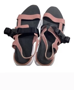 Sandalias Sorel para mujer Kinetic Impact Sling borrador rosa blanco talla 8 - Imagen 1 de 11