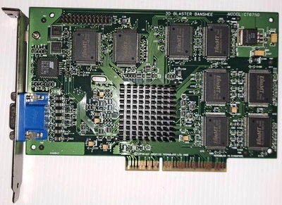 Scheda Vintage Creative 3D Blaster 3dfx Voodoo Banshee 16MB CT6750 - Image 1 of 2