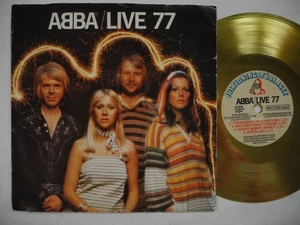 ABBA Live 77 45 7" flexi-disc single 1977 Sweden promo EX - Picture 1 of 2