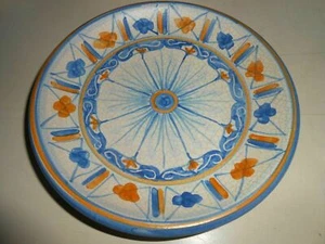COLLEZIONISMO PIATTO TONDO CERAMICA G.ALBERGHINA CALTAGIRONE - Imagen 1 de 2