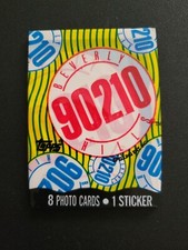 1991 TOPPS Beverly Hills 90210 - Sealed Wax Pack (Torand) 8 Cards & 1 Sticker