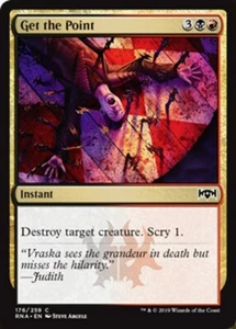 MTG 2019 GET TO THE POINT - INSTANT - MAGIC GATHERING KARTE - Bild 1 von 2
