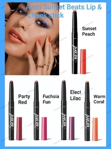 Avon Sunset Beats Lip & Cheek Stick, Lipstick, Blusher,Lip Colour, RRP £8 - Picture 1 of 21