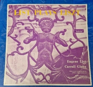 Eugene List Plays LISZT with Carroll Glenn , Vintage Australian record UC-545 - Picture 1 of 5
