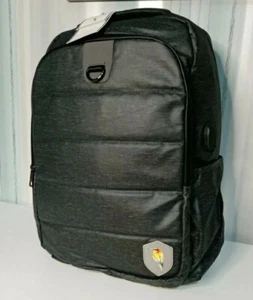 Cuibird Grey Backpack Travel Rucksack Shoulder Laptop Bag USB Water resistant - Picture 1 of 11