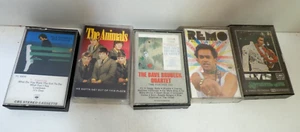 5 CASSETTE TAPES ORIGINAL VINTAGE BOZ SCAGGS, ANIMALS, DAVE BRUBECK, REMO, ELVIS - Picture 1 of 5
