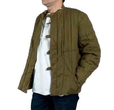 Soviet MILITARY WW2 WINTER Jacket UNIFORM Telogreika sz 3 Medium - Image 1 of 4