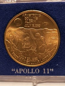 Vintage NASA Apollo 11 "First Manned Lunar Landing" Coin July 16, 1969 - Picture 1 of 8