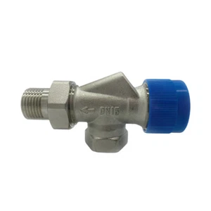 Thermostatventil Vorlaufverschraubung 1/2" Zoll Axialform Ventil für Heizkörper - Bild 1 von 2