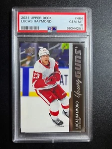 Upper Deck Lucas Raymond Young Guns 2021 novato PSA 10 - Imagen 1 de 2