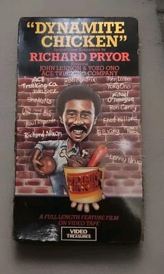 Vtg Dynamite Chicken VHS Movie 1982 Richard Pryor John Lennon Ace Trucking Co. Foto 1 de 4