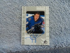 JOE JUNEAU AUTOGRAPH in 1998/99 SP AUTHENTIC SIGN OF THE TIMES #JJ