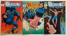 The Question #7, 8 & 9 (DC 1987) FN/VF to VF+ Copper Age issues