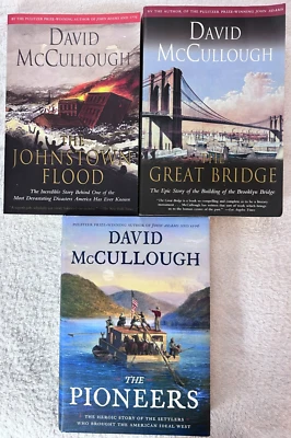 David McCullough; The Johnstown Flood; The Great Bridge; The Pioneers - Image 1 of 4