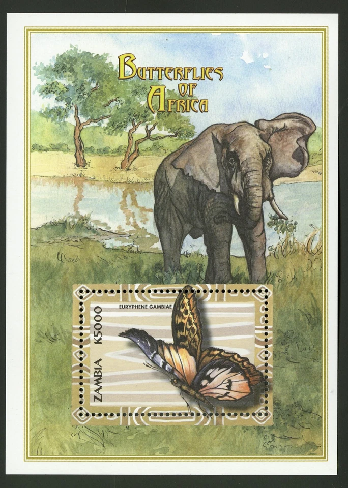 Zambia   2000   Scott # 870    Mint Never Hinged Souvenir Sheet Part Set - Image 1 of 1