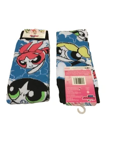 the Powerpuff Girls Novità 2 Paia Calzini Crew Adulti Scarpa Taglia 6-12 Nuovi con etichette - Foto 1 di 3