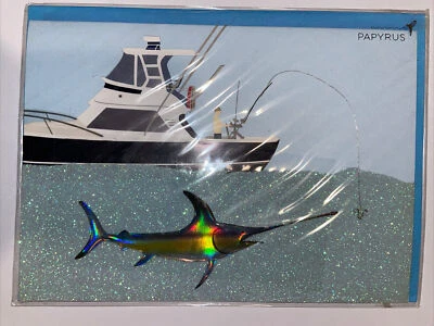 Papyrus Father’s Day Greeting Card - Fishing Big Fish - Image 1 of 2