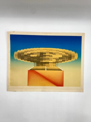 * KUNSTDRUCK GRAFIK RUDOLF HAUSNER ADAM WARUM ZITTERST DU? VINTAGE - Bild 1 von 4