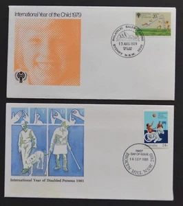 Australia First Day Covers (2) 1979 & 1981 - Picture 1 of 2