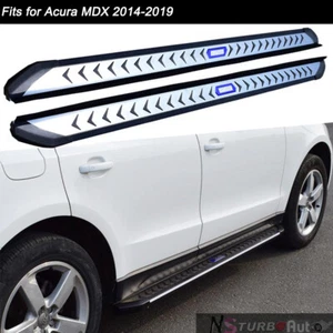 2Pcs Door Side Step Pedal Running Board Nerf Bar Fits for Acura MDX 2014-2019 - Picture 1 of 11