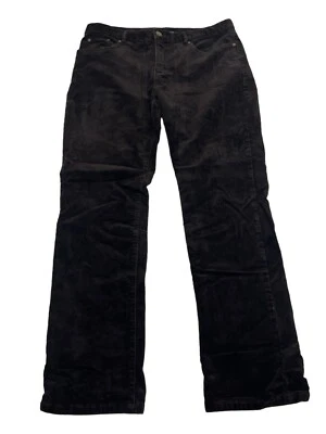 Chaps Womens Dark Brown Straight Leg Corduroy Pants 10 - Image 1 of 3