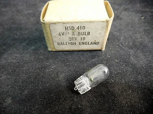 Vintage Sturmey Archer Glühbirne Lampe 6V 1 A HSD410 NOS 1970er ENGLAND - Bild 1 von 1