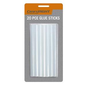 20 Glue Gun Stick Clear 100 x 7.2mm Mini Adhesive Craft Holt Melt Fits Stanley