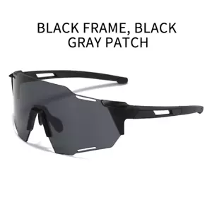 Sportbrille Polarisiert Fahrradbrille MTB Sportsonnenbrille mit Brillentasche - Bild 1 von 7