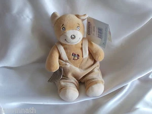 Kuscheltier Bär ecru und beige, Glocke, alt, Teddy - Bild 1 von 1