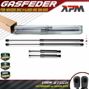 4x Gasfeder Heckklappe Kofferraum+Motorhaube für Mercedes Benz W163 1998-2005 - Bild 1 von 12