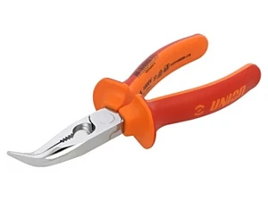 610438 Zange seitlichzum Schneidenabgewinkelthalbrund 170mm UNIOR - Picture 1 of 1