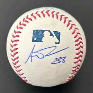 Andres Torres Mets, Giants ROMLB (2012 Game Ball) signed Baseball - Bild 1 von 5
