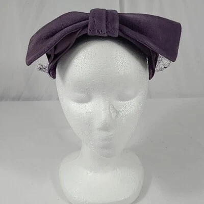 Vintage Carson Pirie Scott Felt Purple Hat Size Small - Image 1 of 4