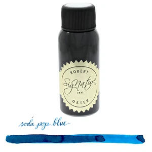 Robert Oster Bottled Ink for Fountain Pens in Soda Pop Blue - 50 mL NEW - Picture 1 of 1