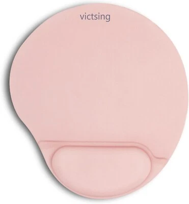 Ergonomic Mouse Pad with Wrist Support Cute Mouse Pad with Wrist Rest Light Pink - Image 1 of 4