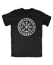 Futhark Compass T-Shirt Odin Thor Germanen Runen Wikinger Wacken Heavy Metal
