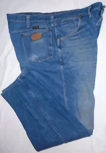 Wrangler Cowboy Western Jeans Size 42x32 31MWZDN Jeans Distressed Made in USA - Picture 1 of 11