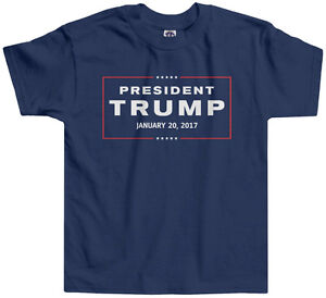 Threadrock Kids President Trump Inauguration Day Toddler T-shirt 2017