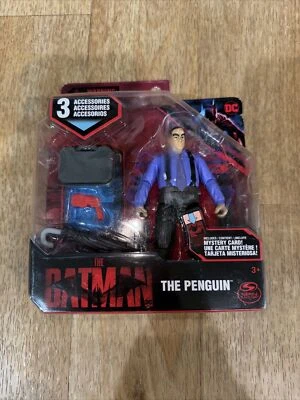 Figura de acción The Batman DC Penguin Spin Master 3,75" nueva Foto 1 de 3