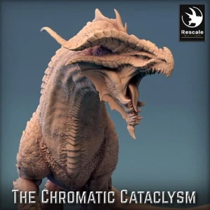 Tiamat Dragonspawn Red 3D Printed Miniature | High Detail Resin Model 12K - Picture 1 of 5