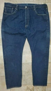Vintage Levi's 501CT Jeans Size 42 X 30 Dark Wash Excellent - Picture 1 of 8
