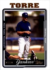 2005 Topps New York Yankees Baseball Card #286 Joe Torre MG