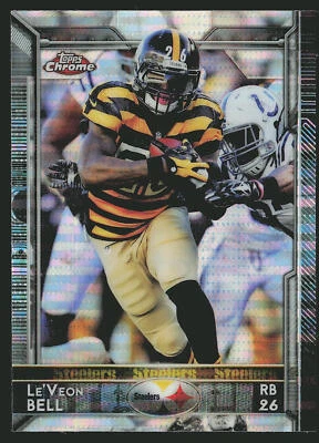 2015 Topps Chrome Mini #8 Le'Veon Bell Refractors - Image 1 of 2