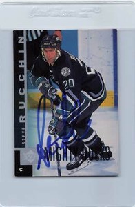 1997/98 Upper Deck #2 Steve Rucchin Mighty Ducks Signed Auto *G773