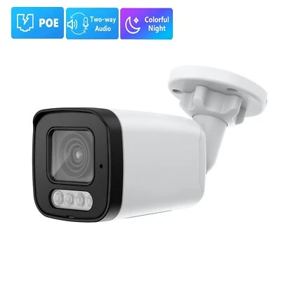 XMEYE 2.8mm 3MP 2304*1296 IP Camera POE Outdoor Two Way Audio Security CCTV Cam - Image 1 of 4